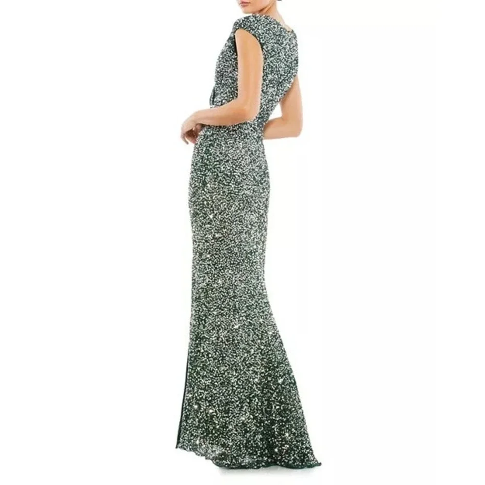 Mac Duggal dazzling floor